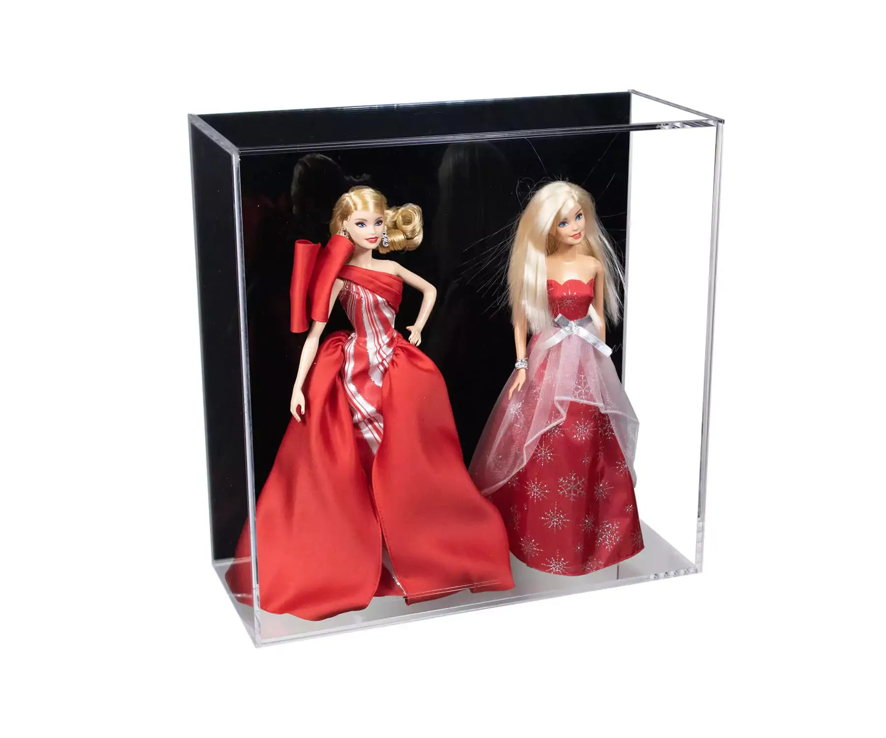 Clear Acrylic Double Barbie Doll Display Case (A124A)