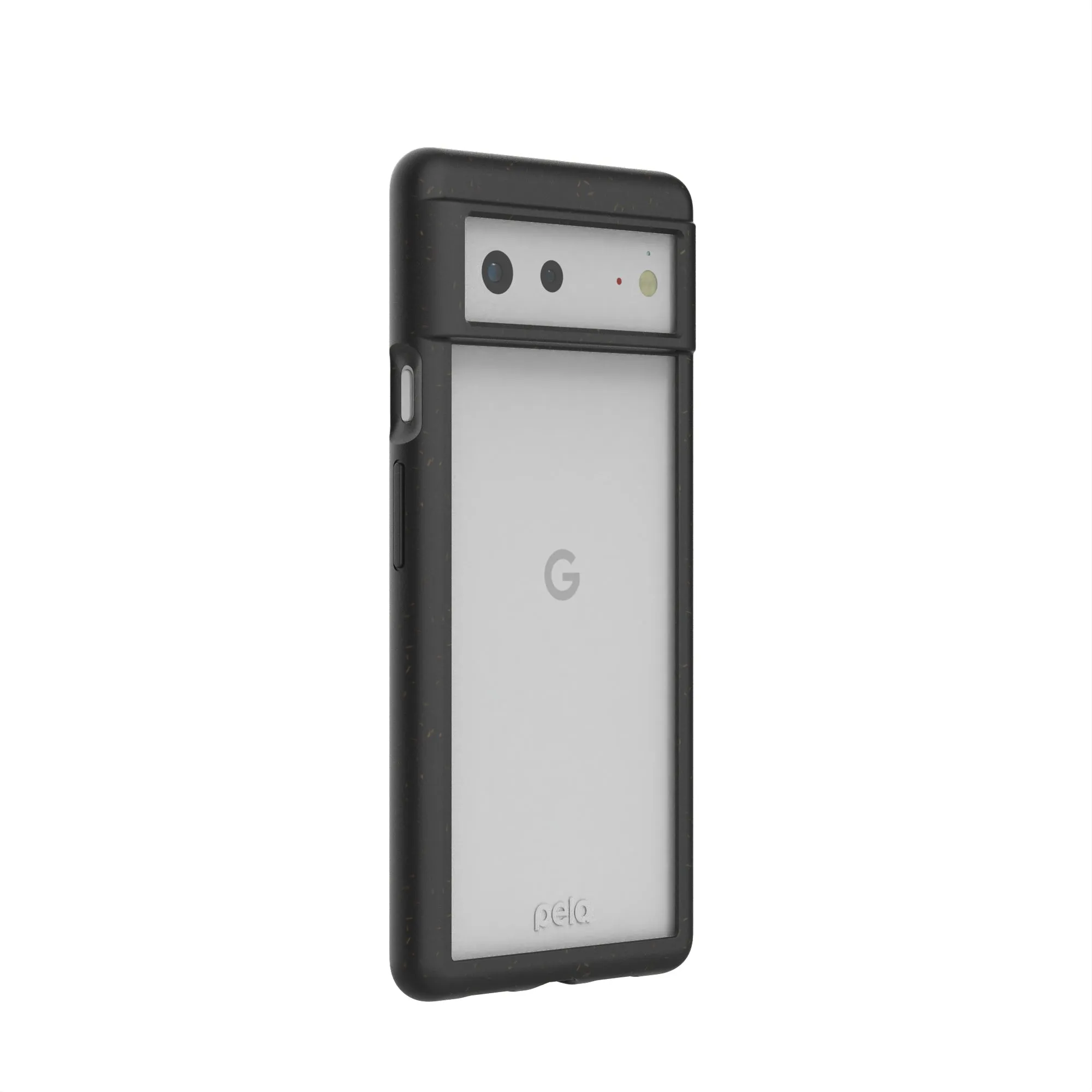 Clear Google Pixel 6 Case with Black Ridge