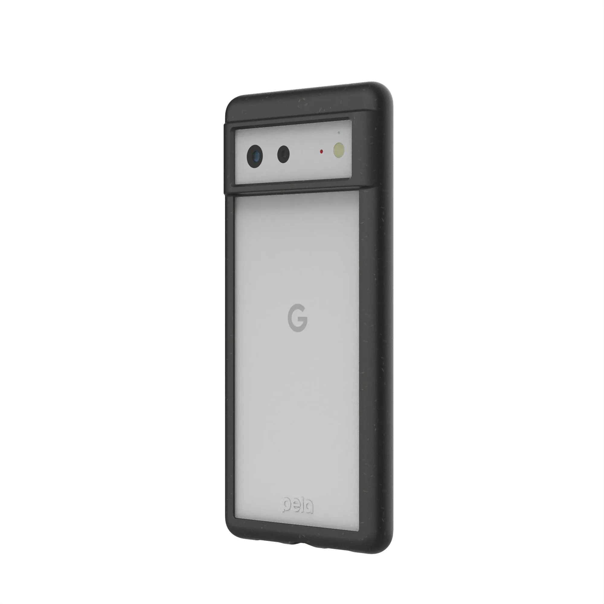 Clear Google Pixel 6 Case with Black Ridge