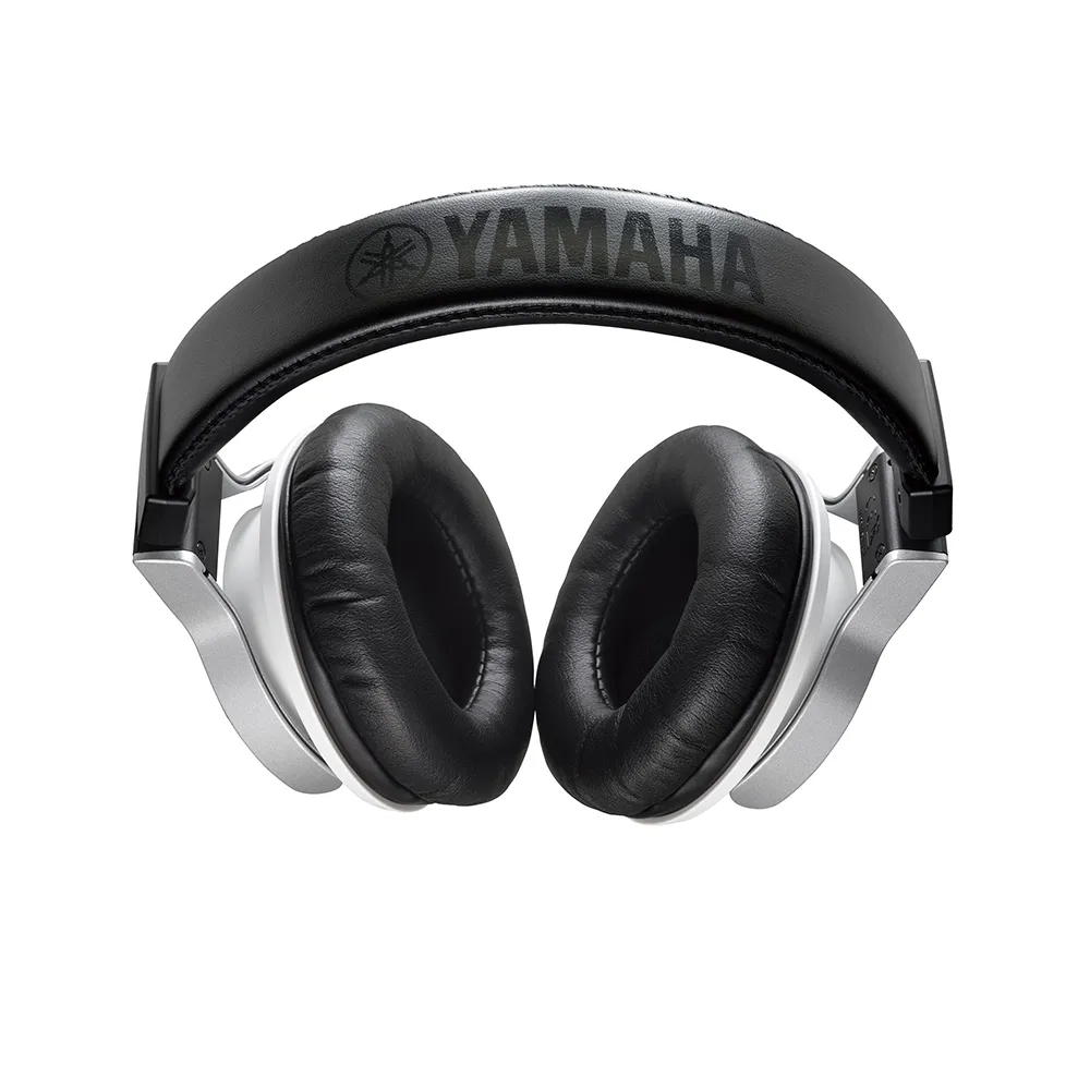 [CLEARANCE] Yamaha HPH-MT7 Stereo Studio Monitor Circumaural Headphones with 40mm CCAW Drivers, Detachable Stereo Mini Plug AUX Cable and 6.3mm Adapter with Reversible Earcups and Die-Cast Aluminum Frame for Audio Production (White)