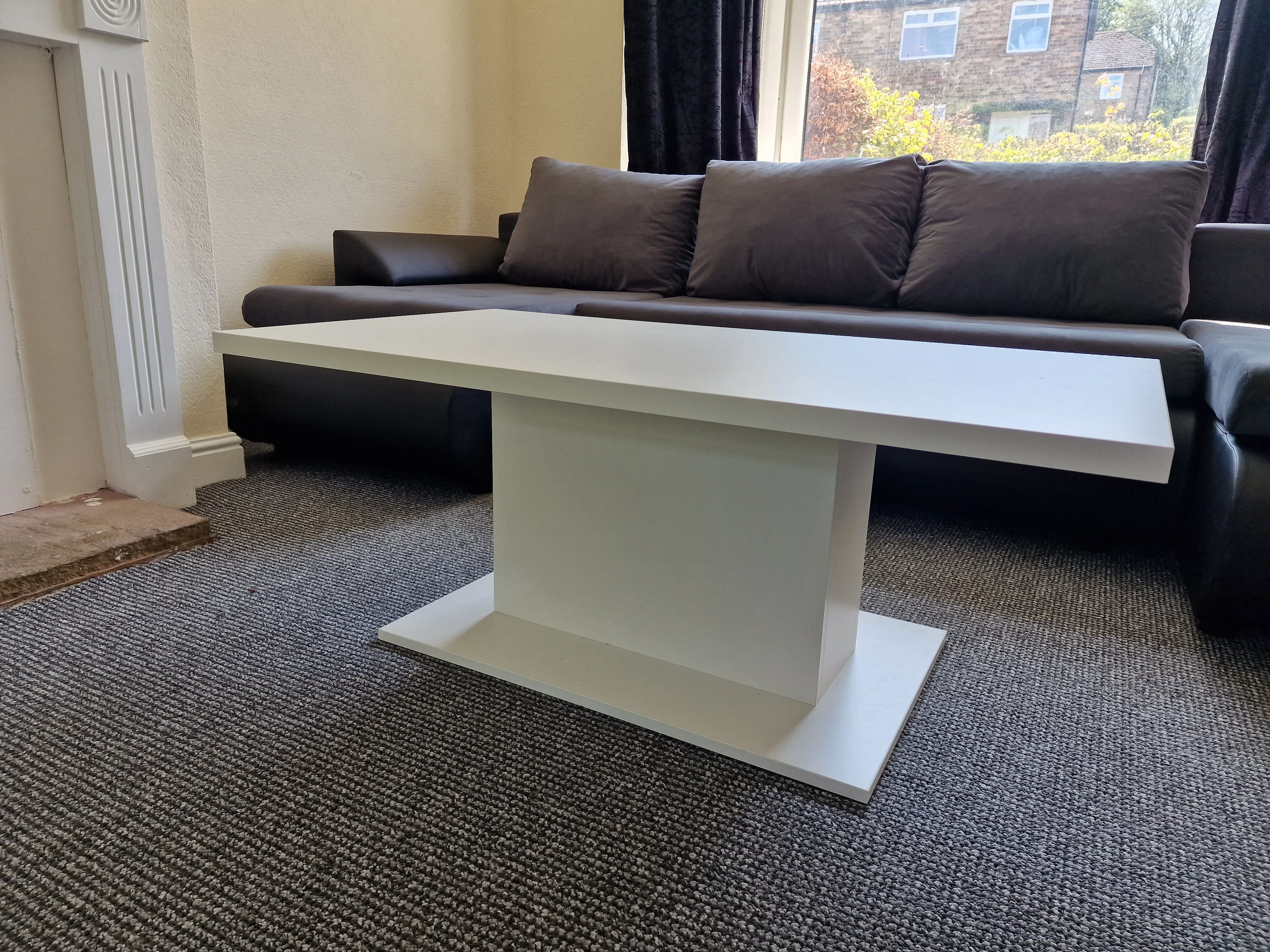 COFFEE TABLE BRISTOL WHITE 110X60CM