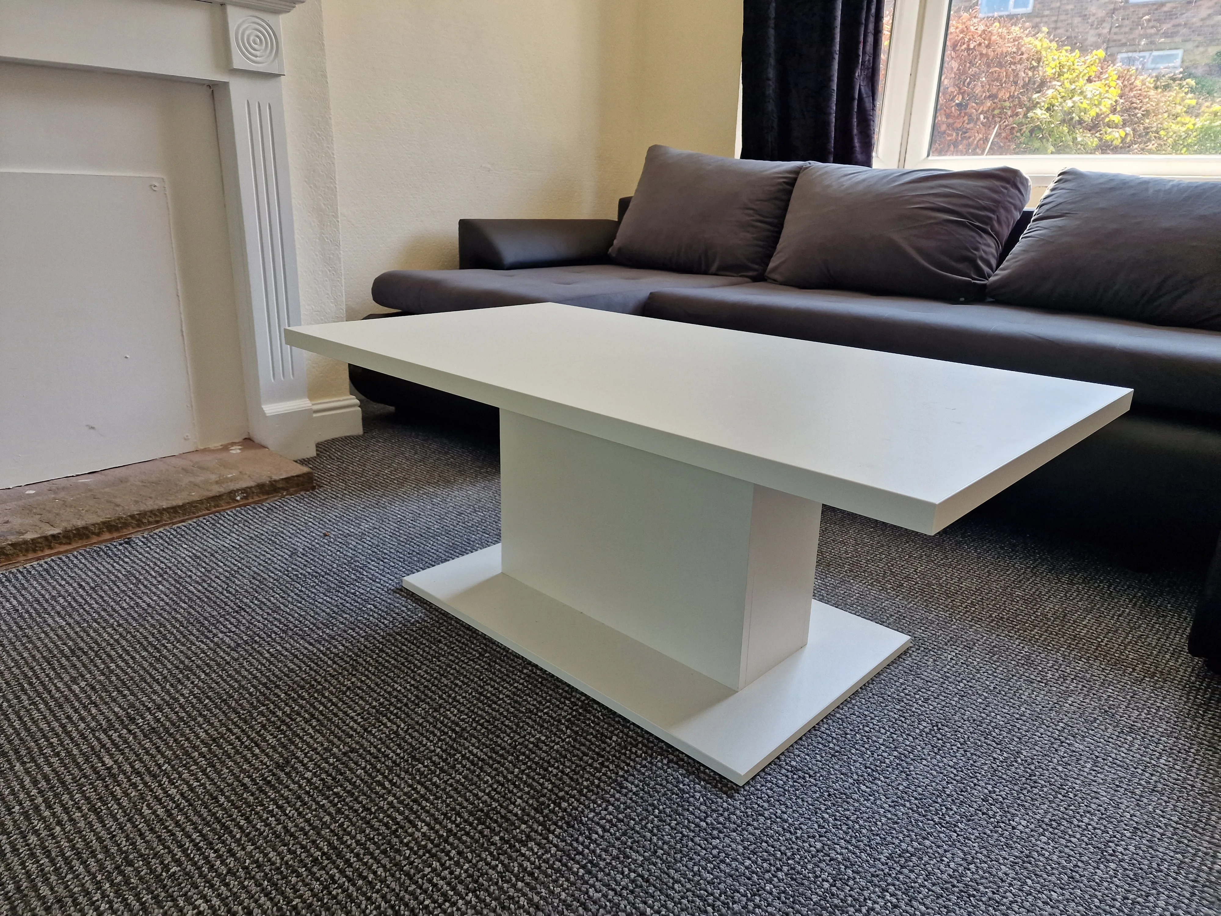 COFFEE TABLE BRISTOL WHITE 110X60CM