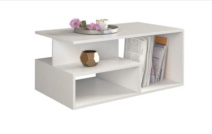 COFFEE TABLE PRIMA WHITE 90X51CM