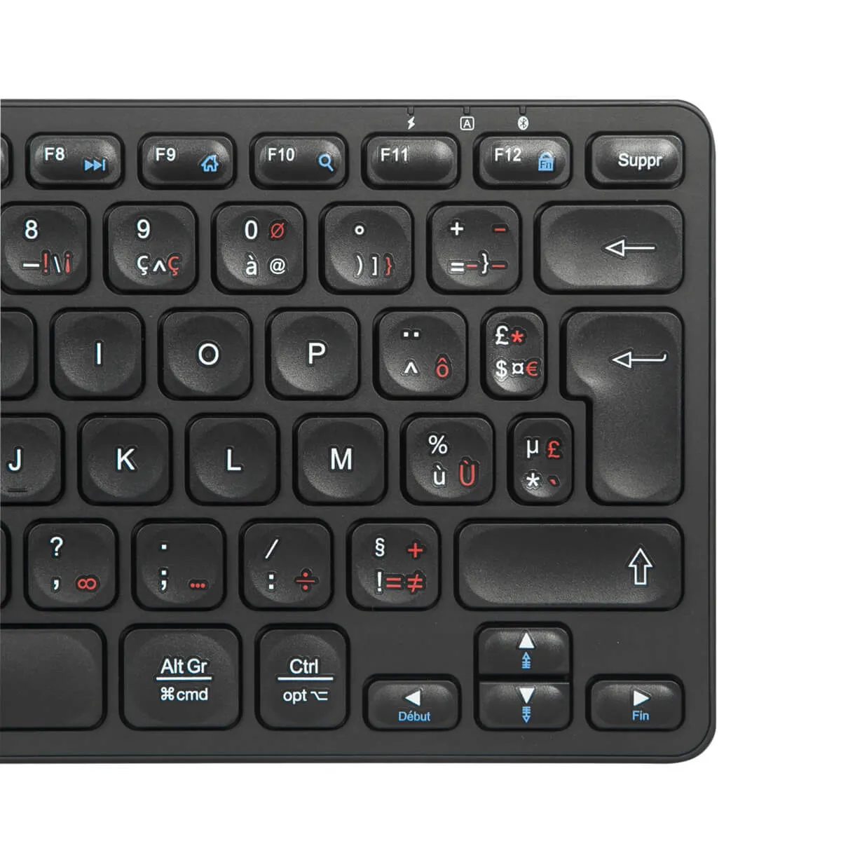 Compact Multi-Device Bluetooth® Antimicrobial Keyboard (FR)