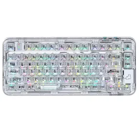 CoolKiller CK75 Triple Mode Transparent Mechanical Keyboard