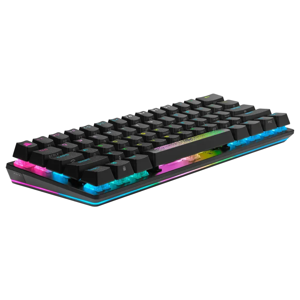 Corsair K70 PRO MINI WIRELESS 60% Mechanical CHERRY MX Speed Switch Keyboard with RGB Backlighting - Black CH-9189014-NA