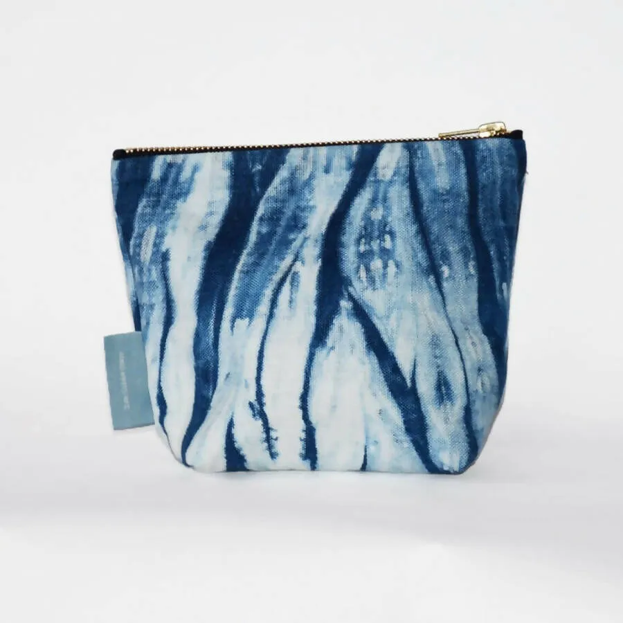 Cosmetic Pouch - Shibori Linen