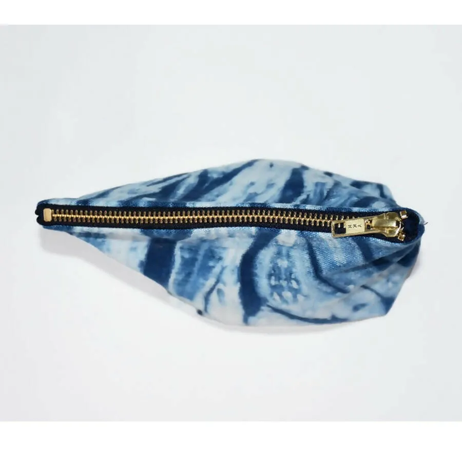 Cosmetic Pouch - Shibori Linen