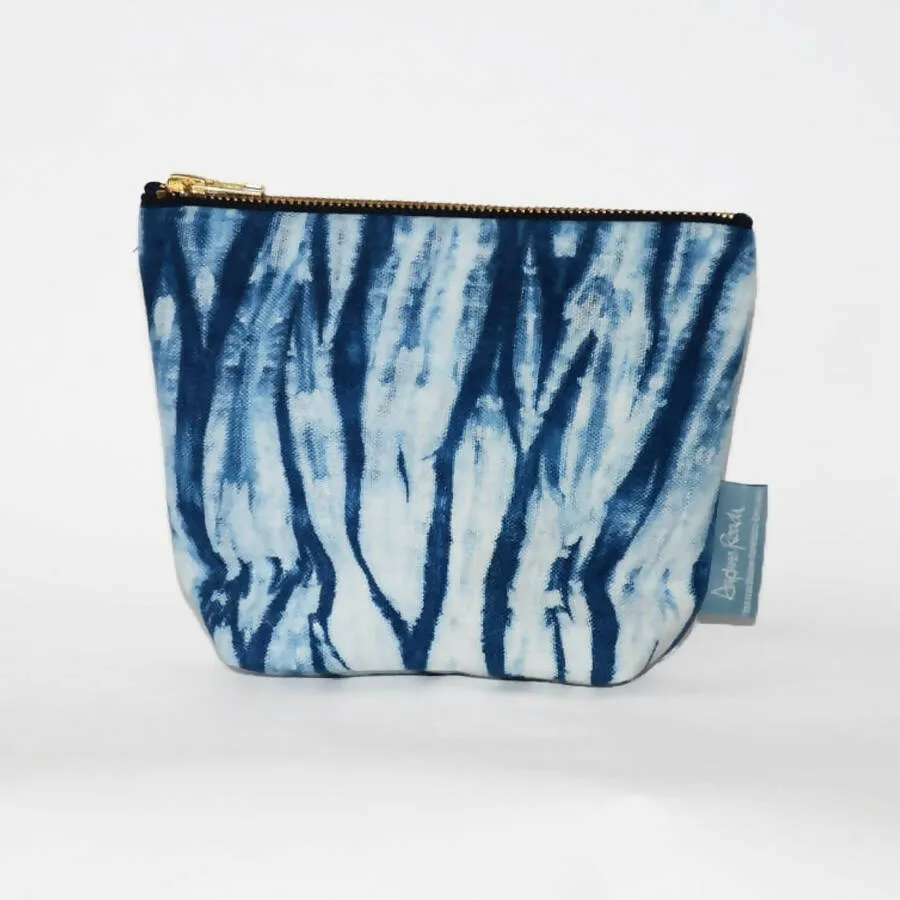 Cosmetic Pouch - Shibori Linen