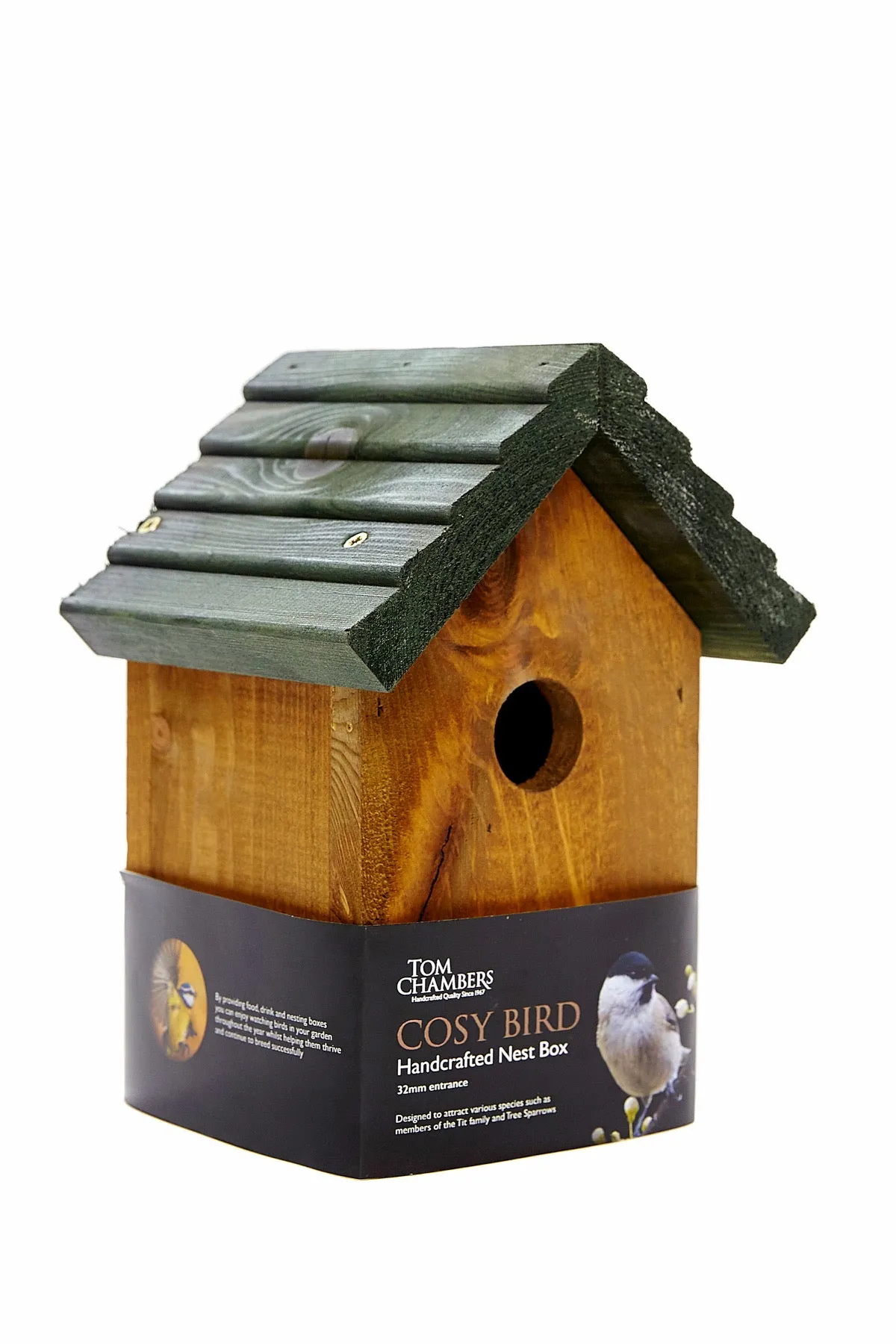 Cosy Bird Nest Box - 32mm Entrance