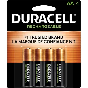 DC1500B4N005 Duracell NIMH RECHARGEABLE Batteries,AA