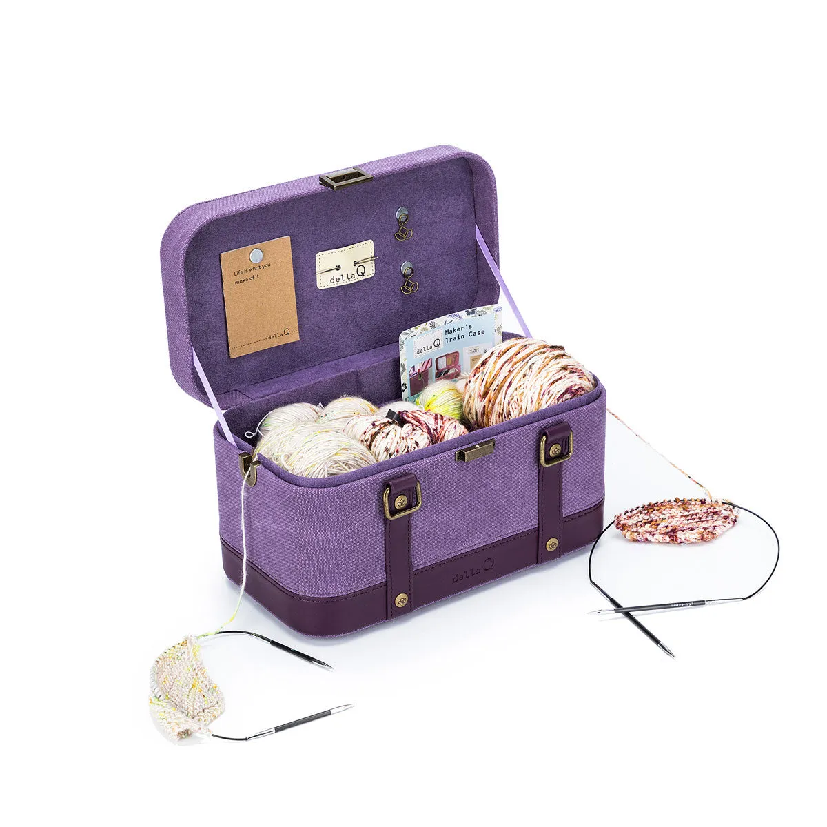 della Q Maker's Train Case - Sage