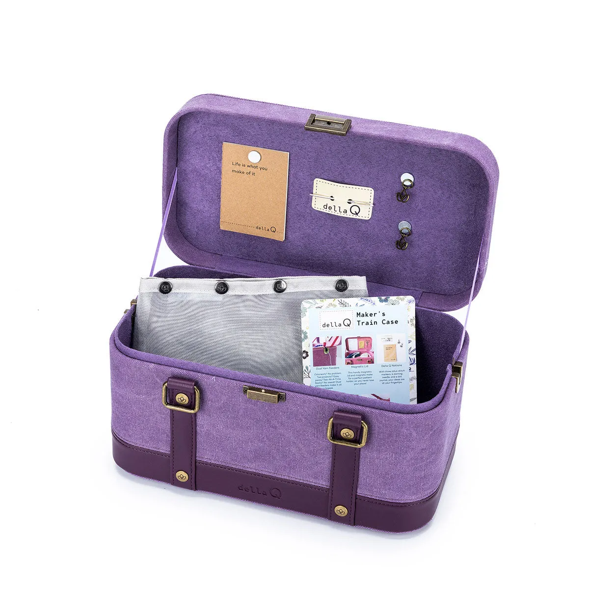 della Q Maker's Train Case - Sage