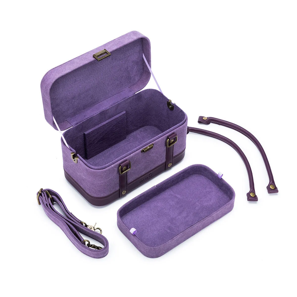 della Q Maker's Train Case - Sage