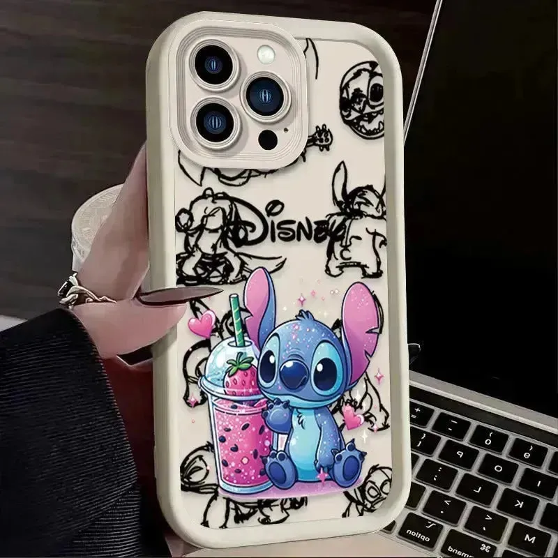 Disney Stitch Strawberry Case (For iPhones)