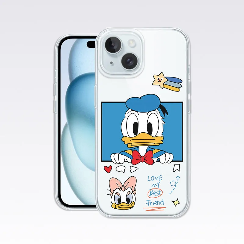 Donald and Daisy-Donald Duck Clear Silicon Cover