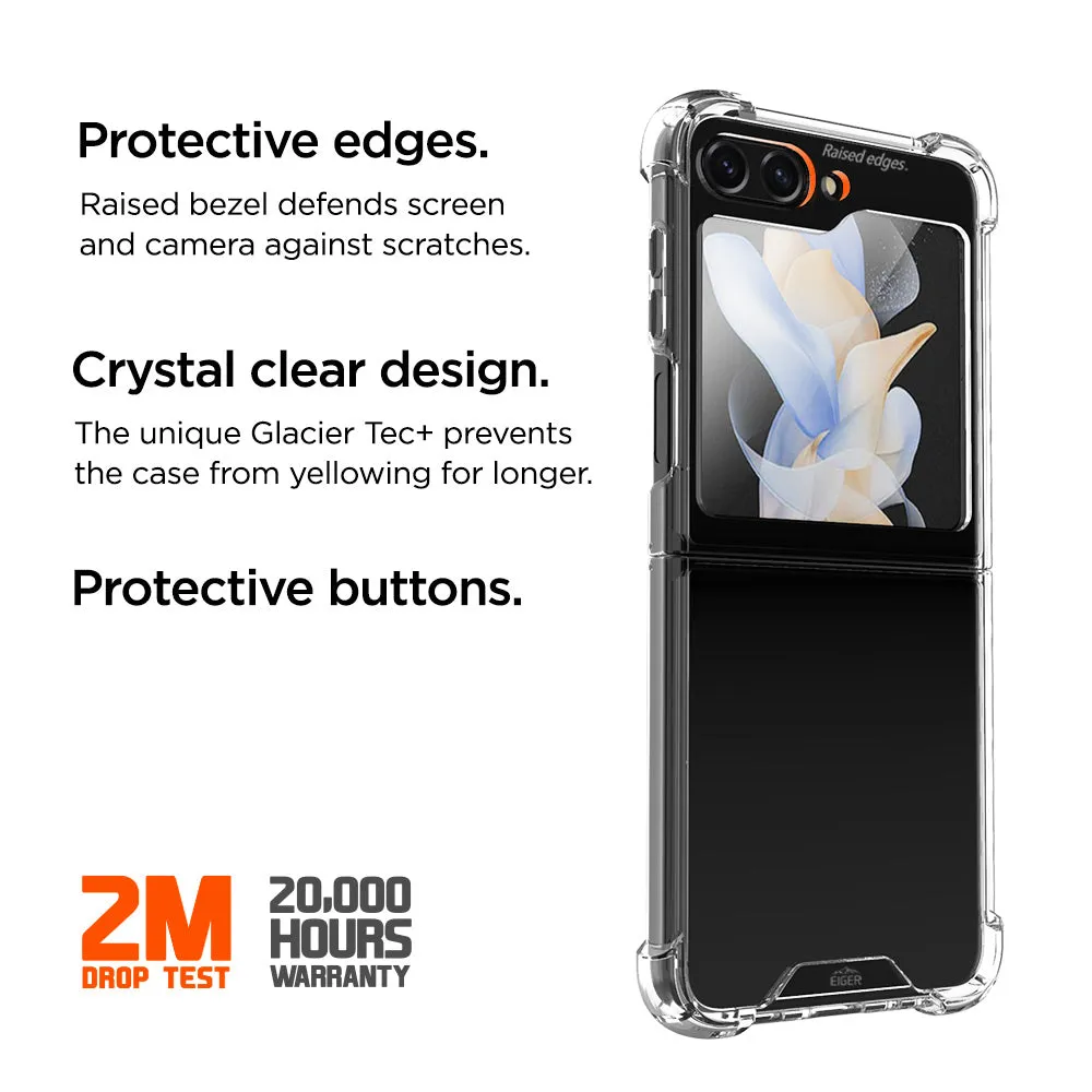 Eiger FLIP Glacier Case for Samsung Galaxy Z Flip6 in Clear