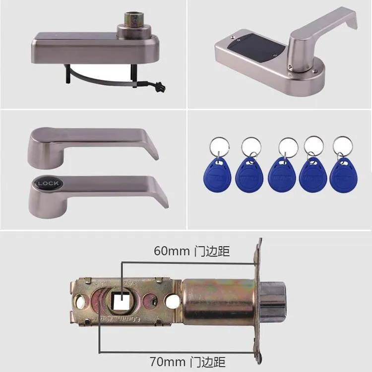 Electronic touch pad entry key less door lock