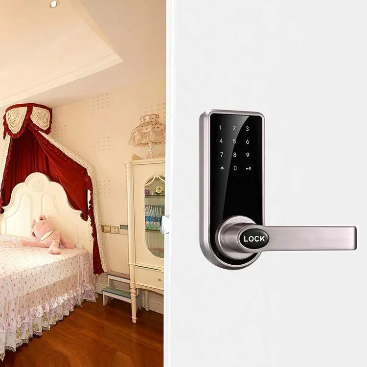 Electronic touch pad entry key less door lock