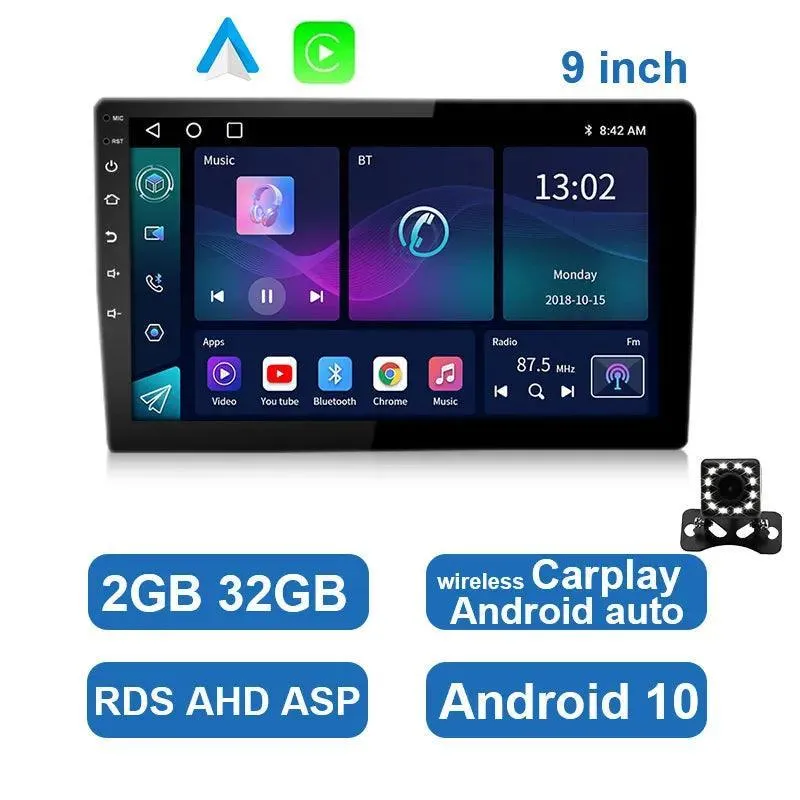 ESSGOO Car Stereo: Ultimate Multimedia Player with Carplay & Android Auto