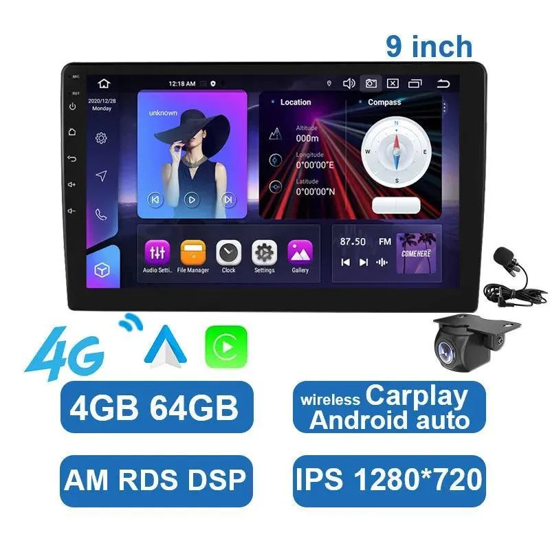 ESSGOO Car Stereo: Ultimate Multimedia Player with Carplay & Android Auto