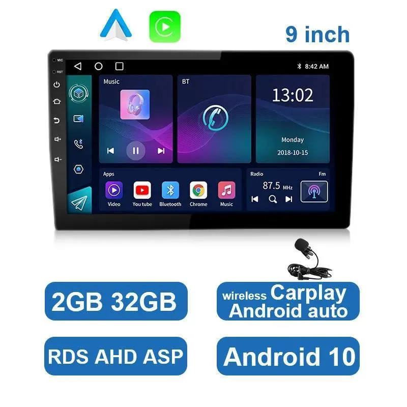 ESSGOO Car Stereo: Ultimate Multimedia Player with Carplay & Android Auto