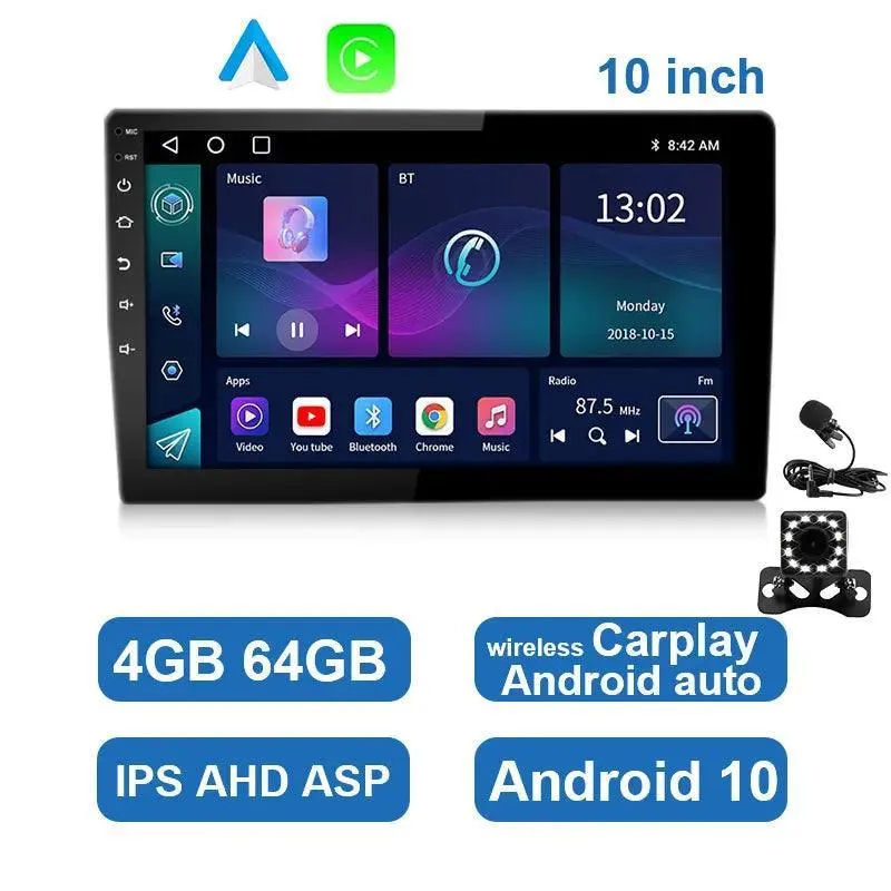 ESSGOO Car Stereo: Ultimate Multimedia Player with Carplay & Android Auto