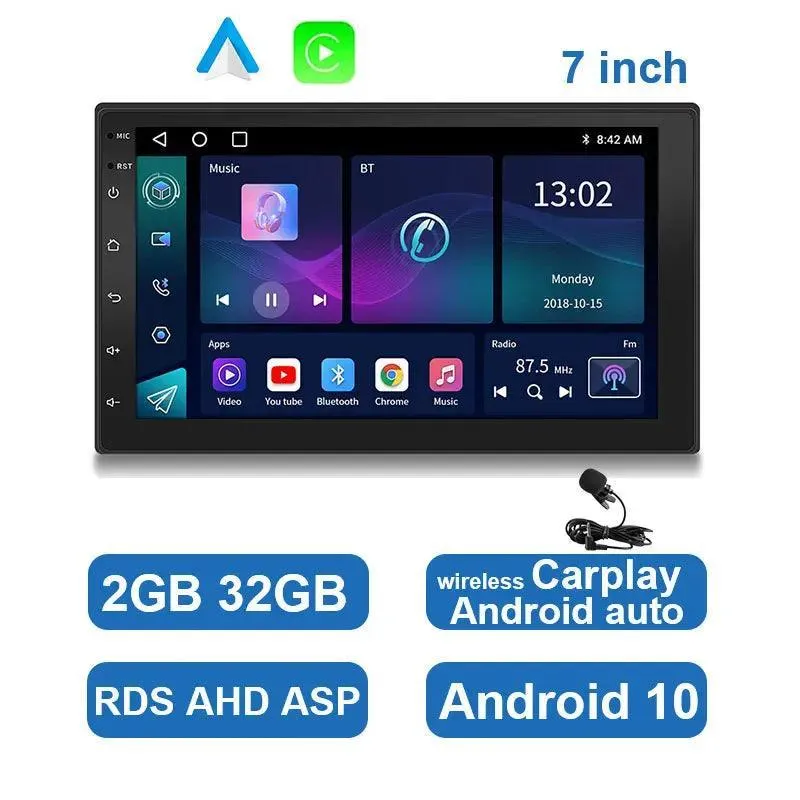 ESSGOO Car Stereo: Ultimate Multimedia Player with Carplay & Android Auto