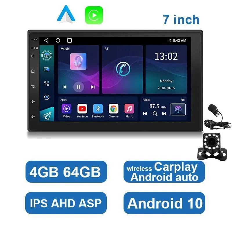 ESSGOO Car Stereo: Ultimate Multimedia Player with Carplay & Android Auto