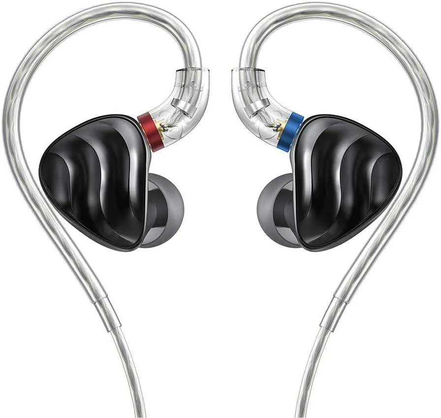 FiiO FH3 Hybrid In-Ear Monitors (2 Balanced Armatures   1 Dynamic Drivers)