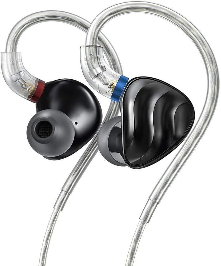 FiiO FH3 Hybrid In-Ear Monitors (2 Balanced Armatures   1 Dynamic Drivers)