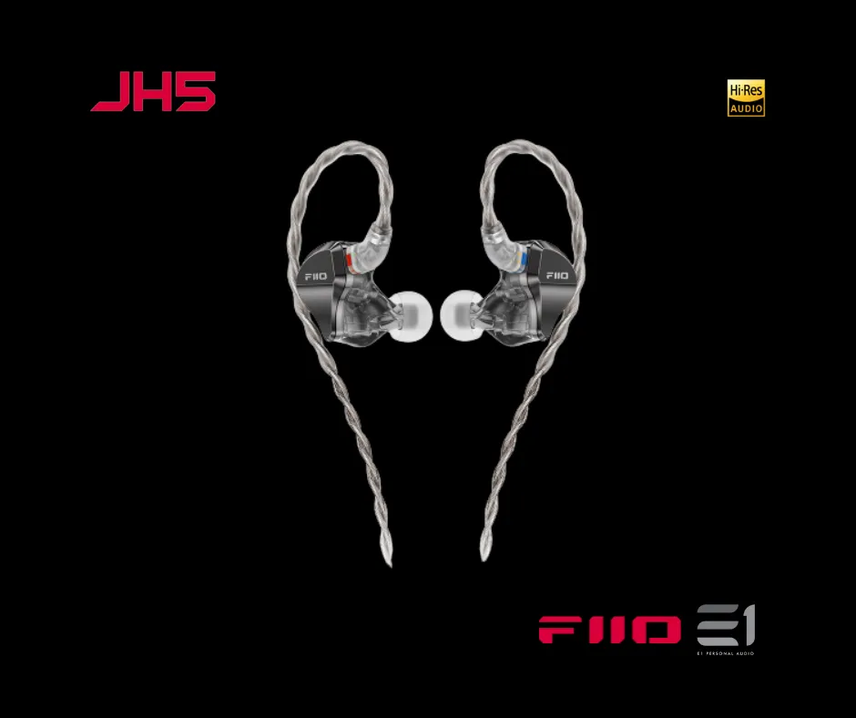 FiiO JH5 Hybrid Universal-fit In-ear Monitors