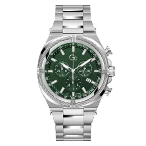 Gc IronClass Men's Green Watch Z32002G9MF