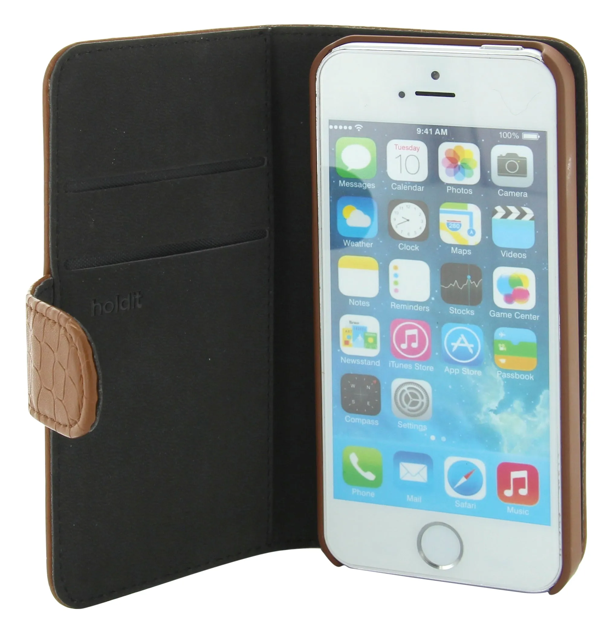 Holdit Wallet Case Magnet for iPhone 5/5S/5SE (2 Card Pockets)