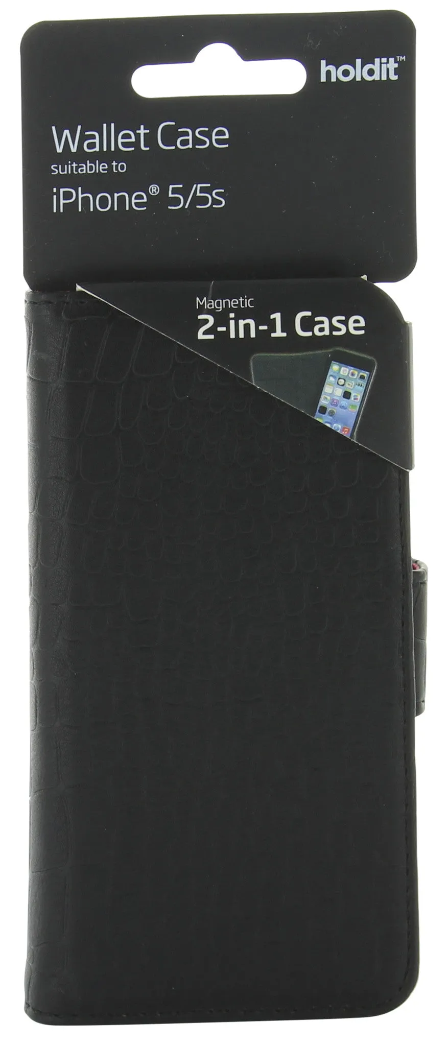 Holdit Wallet Case Magnet for iPhone 5/5S/5SE (2 Card Pockets)