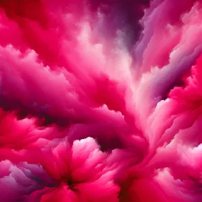 hot pink wall art