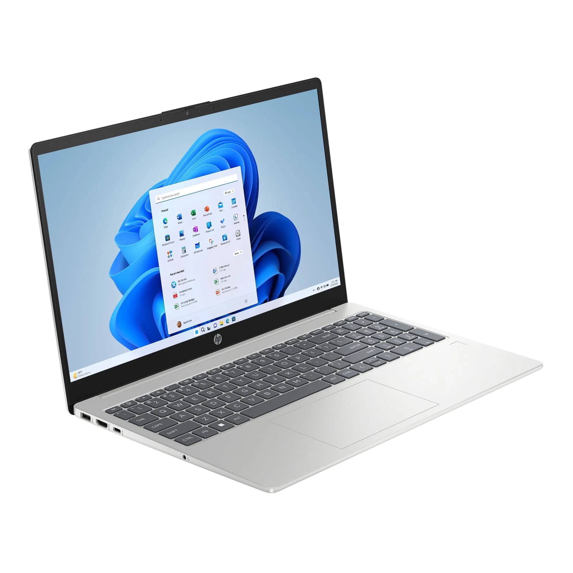 HP 15-fd0152wm 15.6" FHD i5-1334U 1.3GHz Intel Iris Xe Graphics 8GB RAM 512GB SSD Win 11 Home Natural Silver