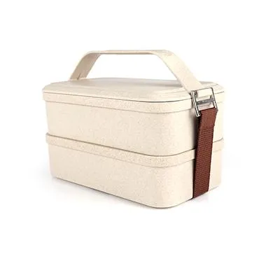 Husk Fiber 2 Tier Lunch Box