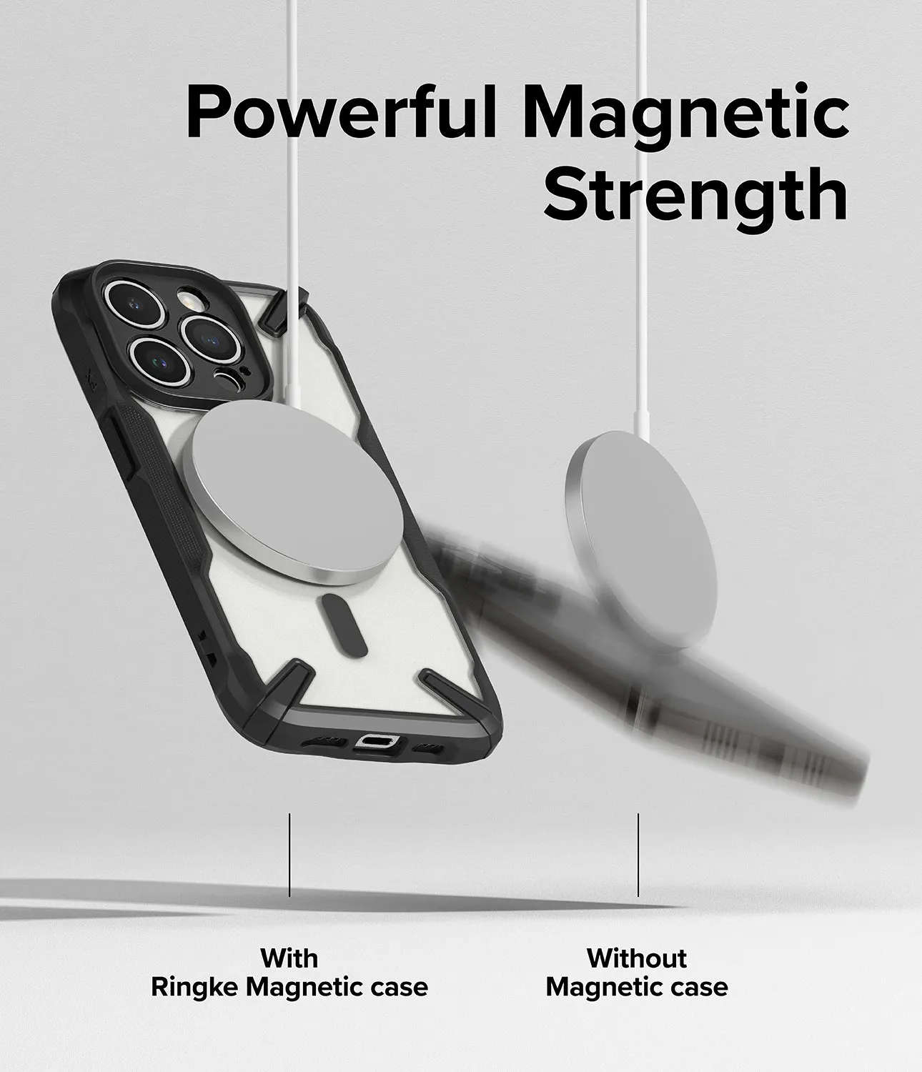 iPhone 15 Pro Case | Fusion-X Magnetic Matte Black