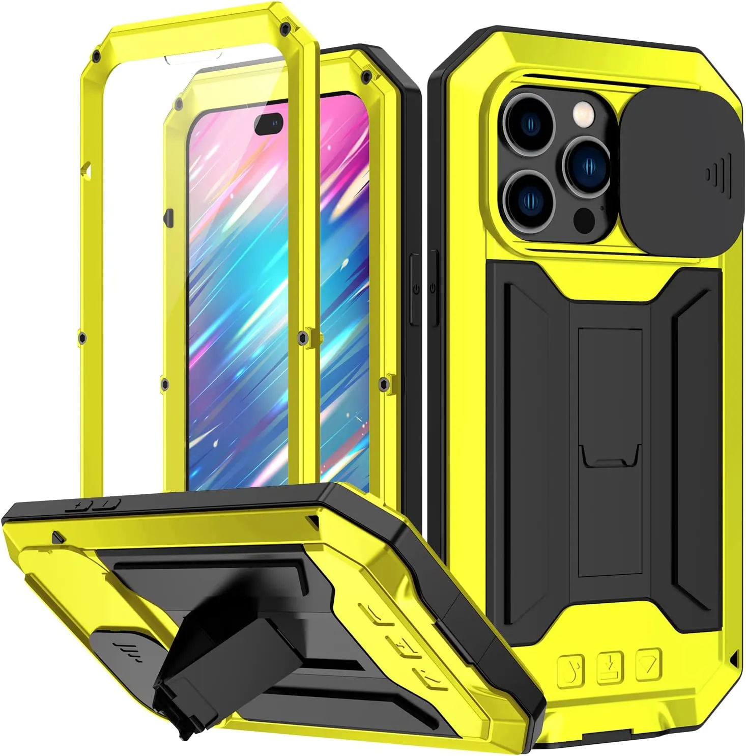 iPhone 16 Plus Metal Rugged Case