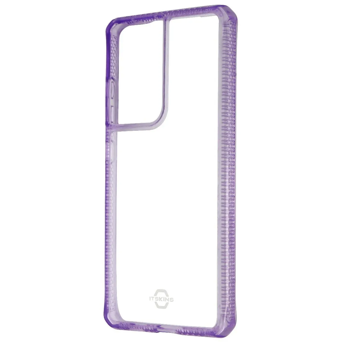 ITSKINS Hybrid Clear Series Hard Case for Samsung S21 Ultra 5G - Purple/Clear