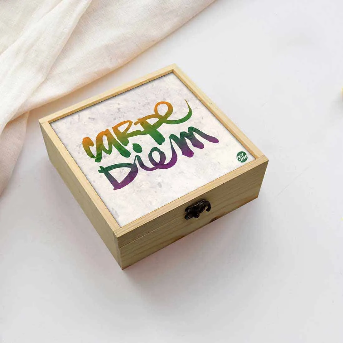 Jewellery Box Makepup Organizer -  Carpe Diem