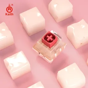 Kailh Red Bean Pudding Switch for Mechanical Keyboard Light Guide Post Switch Linear 45g 80m Waterproof