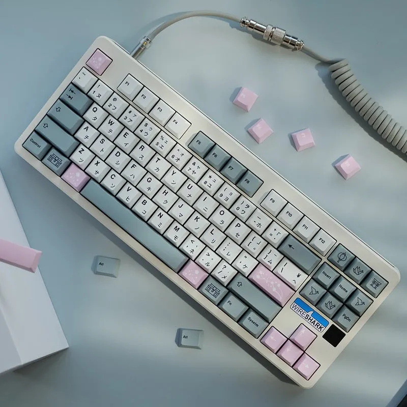 Kawaii Fuji Theme Keycaps PBT for Mechanical Keyboard | Japanese keycaps set