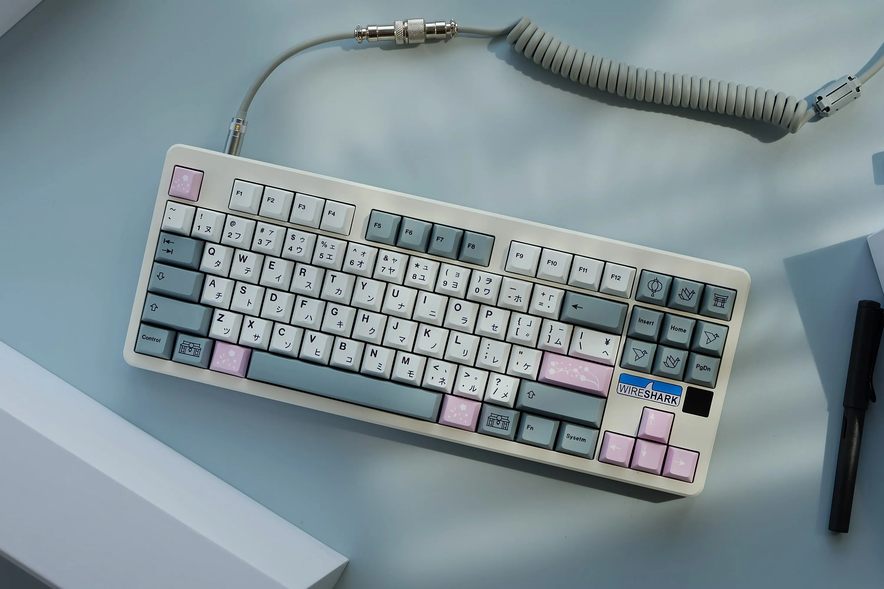 Kawaii Fuji Theme Keycaps PBT for Mechanical Keyboard | Japanese keycaps set