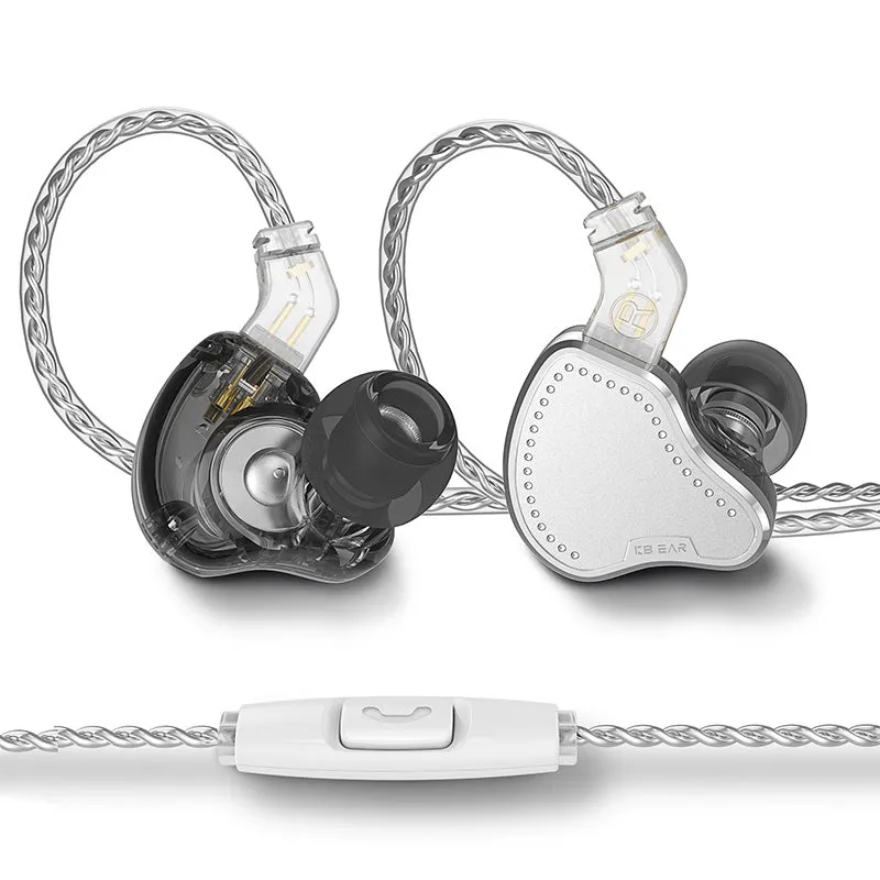 【KBEAR Pecker】HiFi 2BA 1DD Driver Earphones In-Ear Metal Monitor IEM