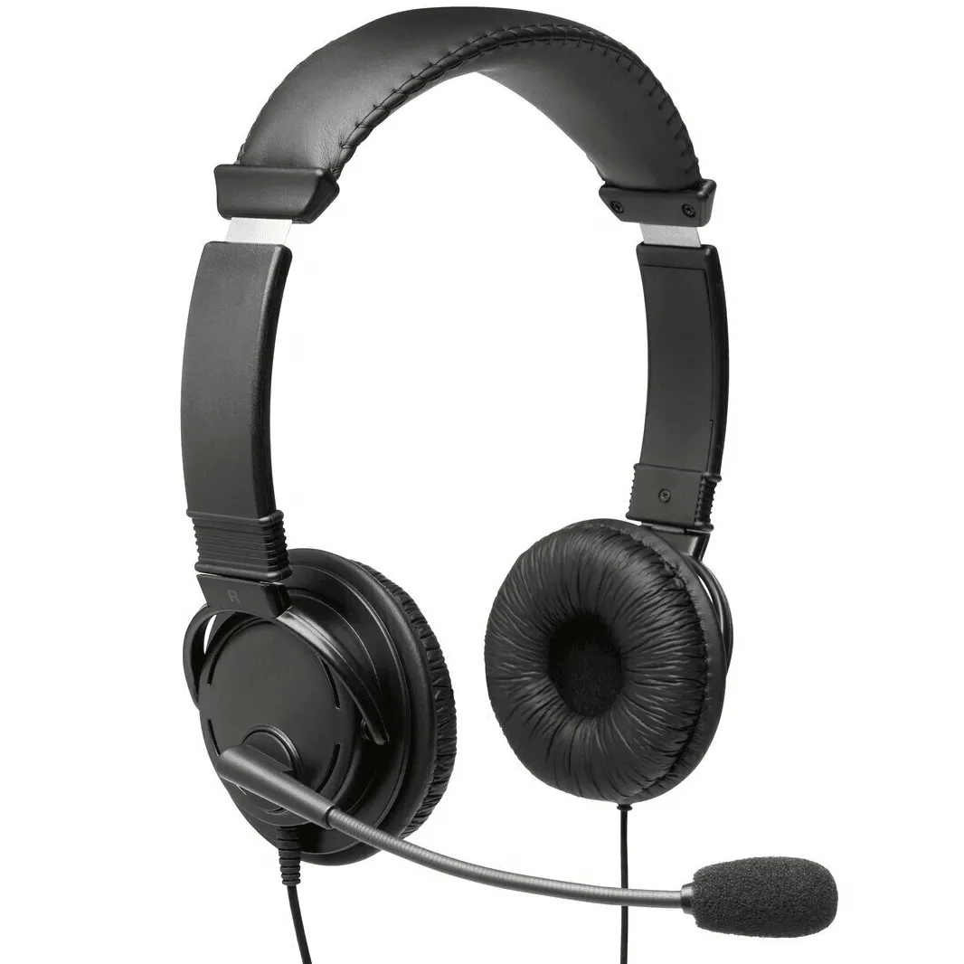 Kensington Hi-Fi Headphones With Microphone Headset Black