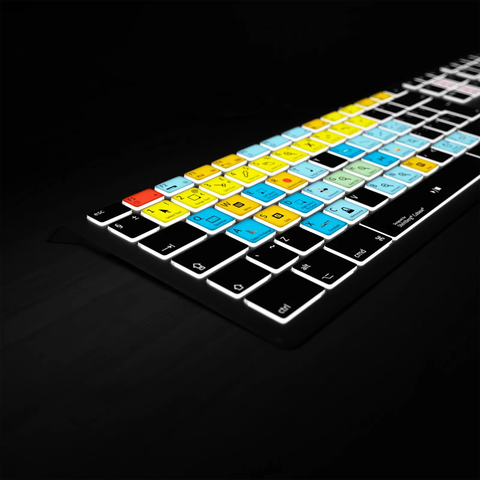 Keyboard designed for Steinberg’s Cubase - Backlit - For Mac Or PC