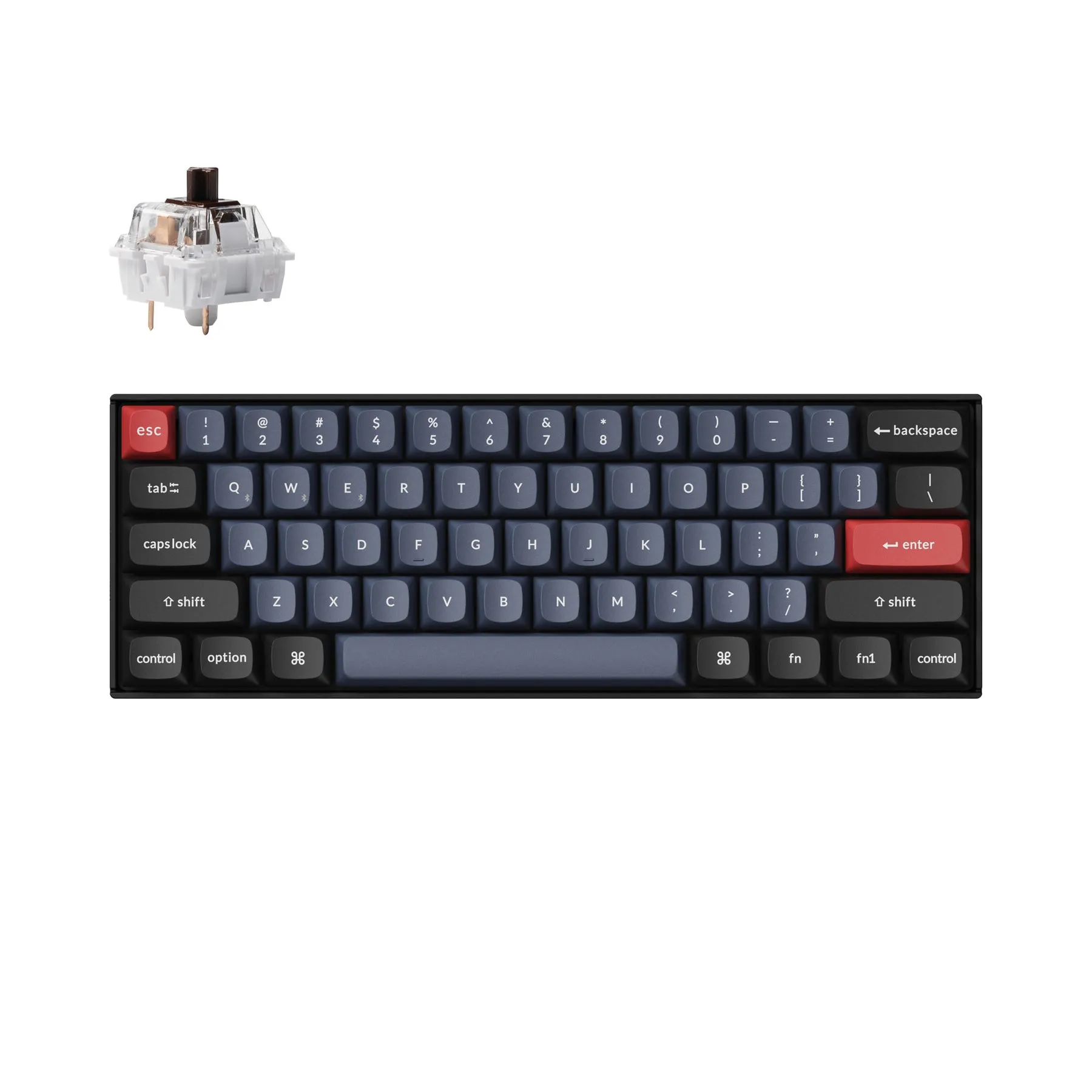 Keychron K12 Pro QMK/VIA Wireless Mechanical Keyboard(US ANSI Layout)