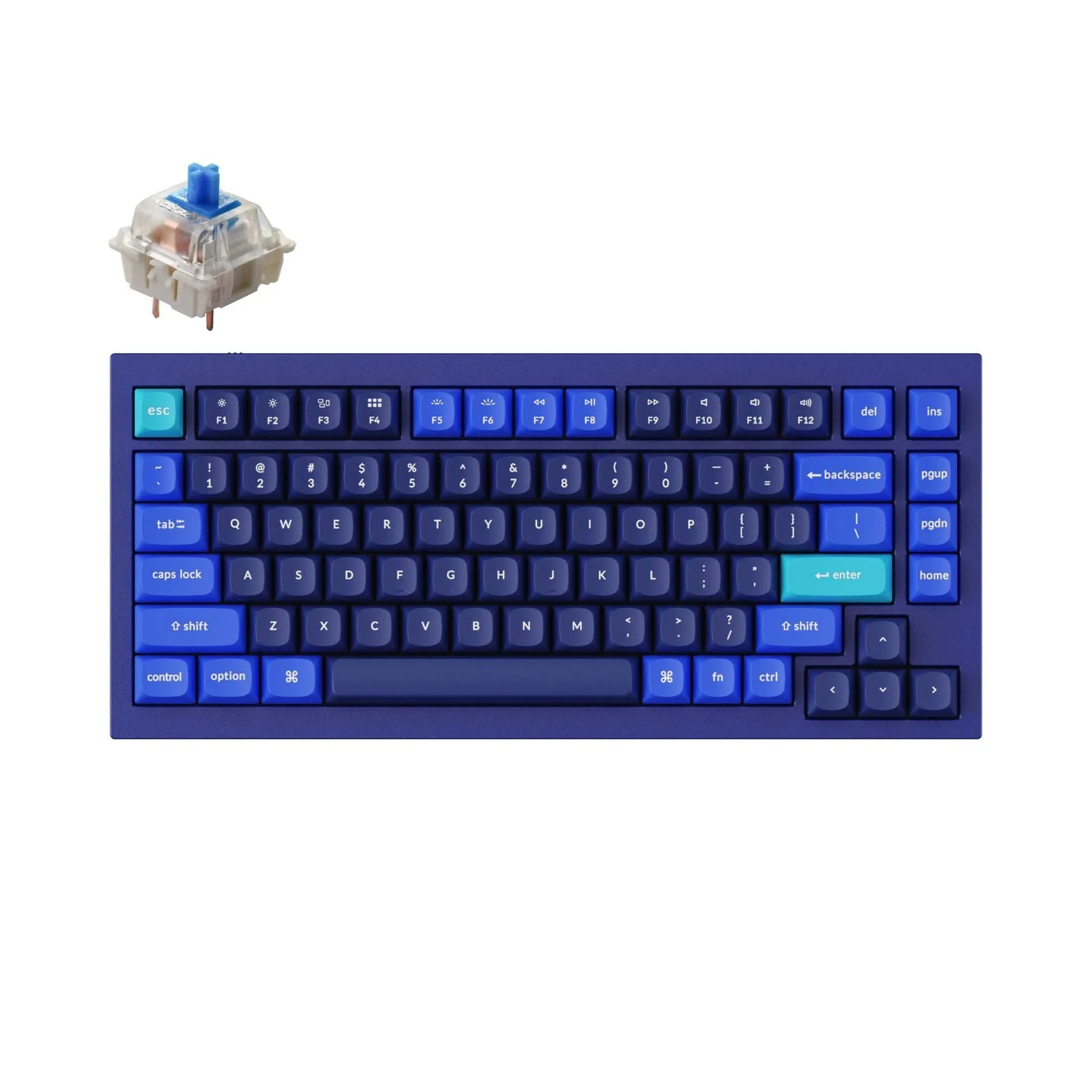 Keychron Q1 QMK Wired Custom Mechanical Keyboard - Version 2(US ANSI Layout)